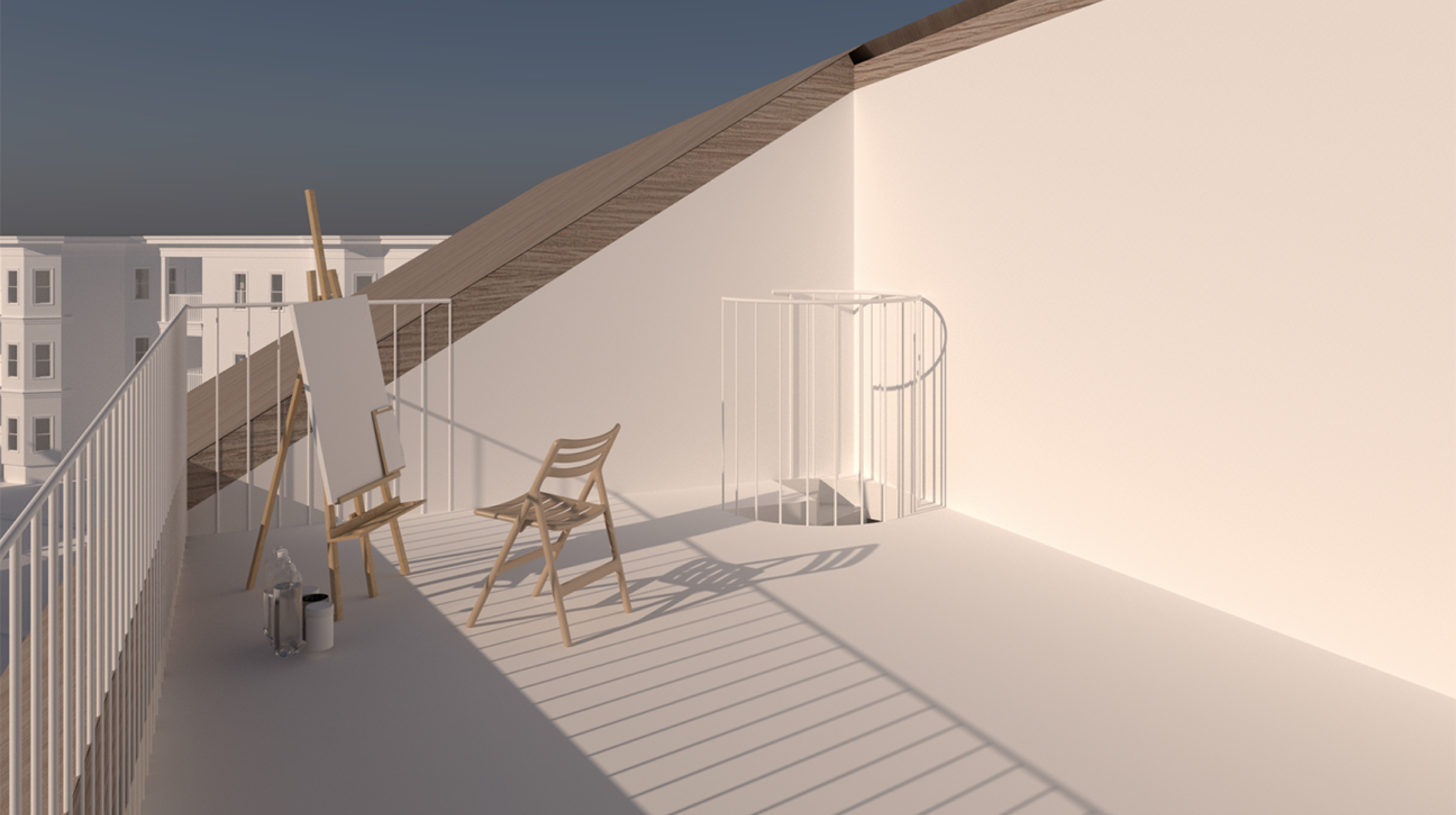 Rooftop view