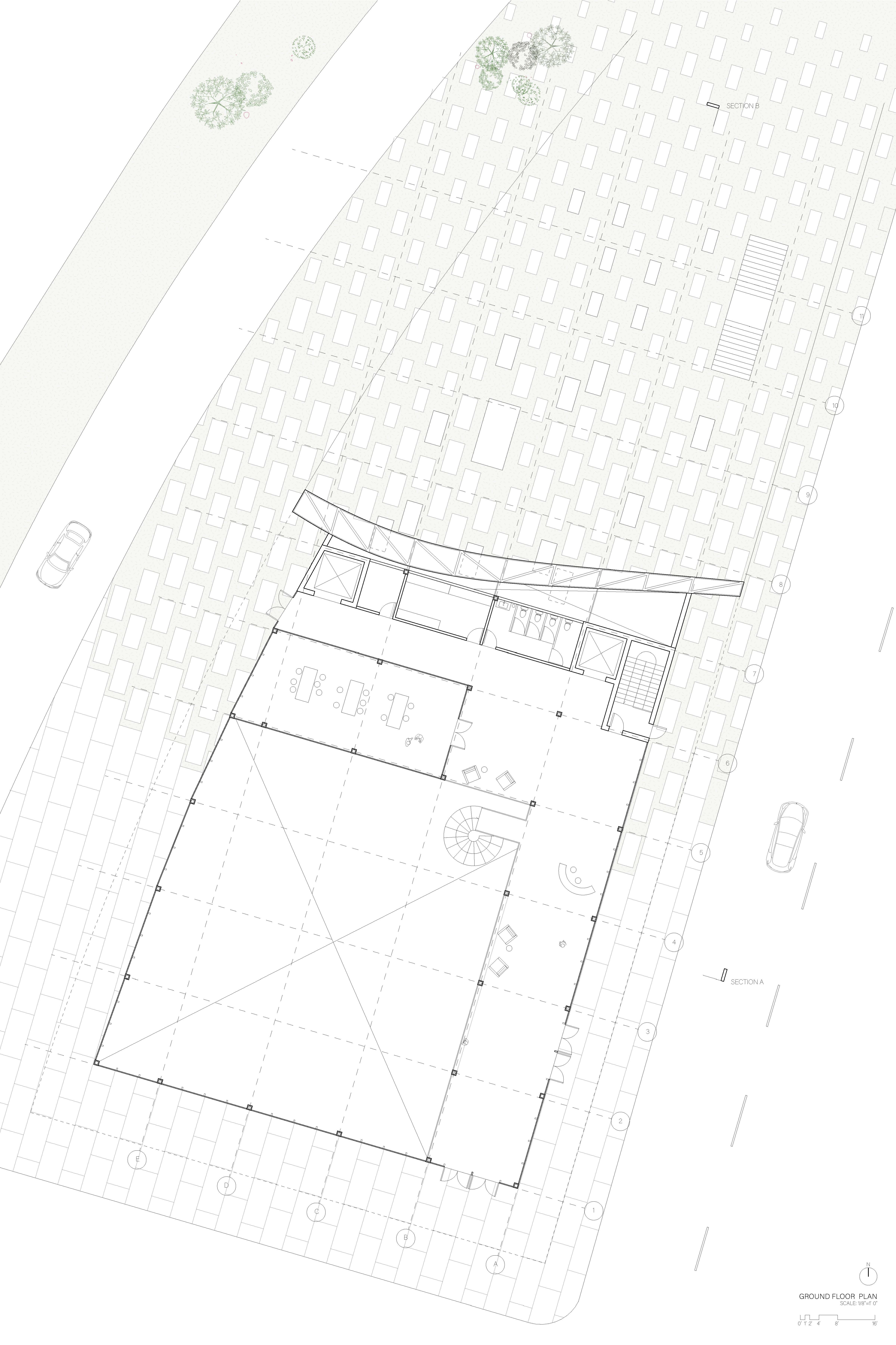 Rooftop plaza